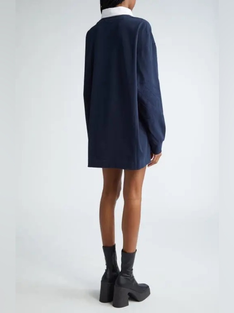 Stella McCartney Cat Oversized Rugby Polo Shirt Dress - Picture 8 of 12